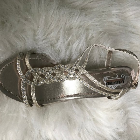 Gold Sparkle Low Heel - Picture 3 of 3